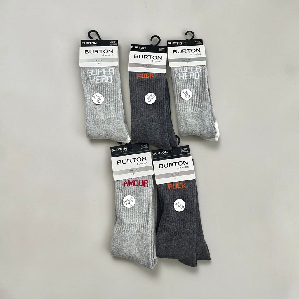 Lot de 5 chaussettes Burton Of London Homme