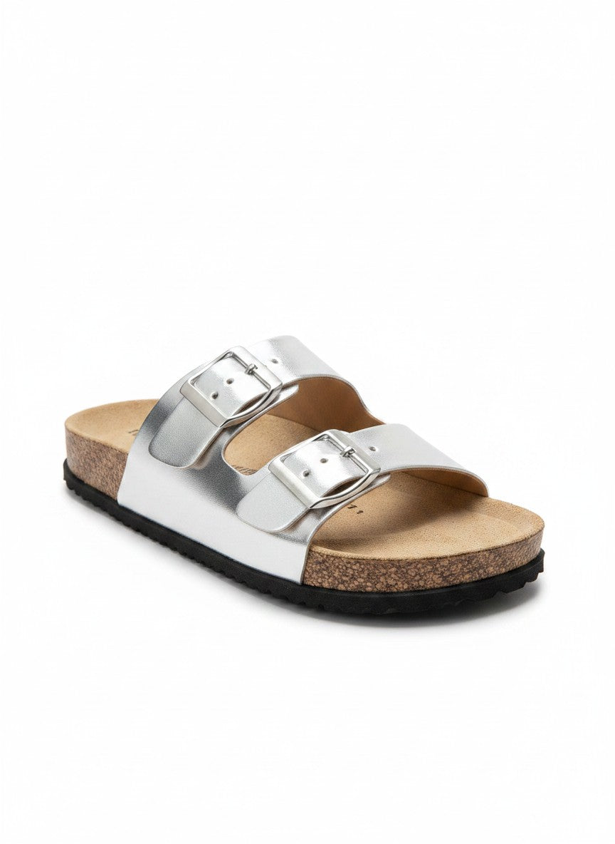 Sabot Femme Confortable En Daim Avec Boucle Ajustable