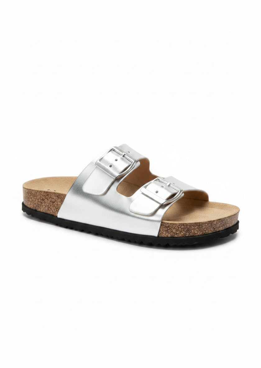 Sabot Femme Confortable En Daim Avec Boucle Ajustable